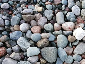 #57 Canadian blue decorative stone rounded gray blue landscaping gravel