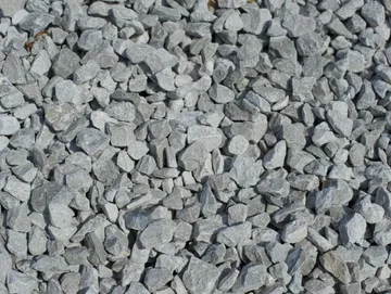 #57 limestone gravel gray angular decorative stone for landscaping