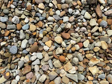 #57 river rock decorative stone mixed rounded landscaping gravel