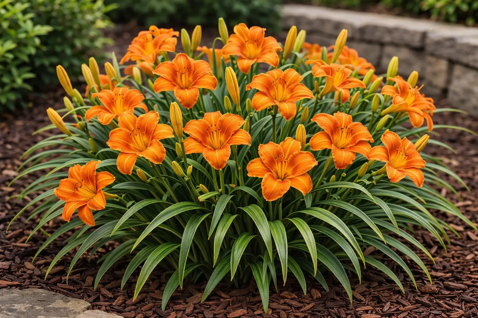 day-lillies-in-home-landscape