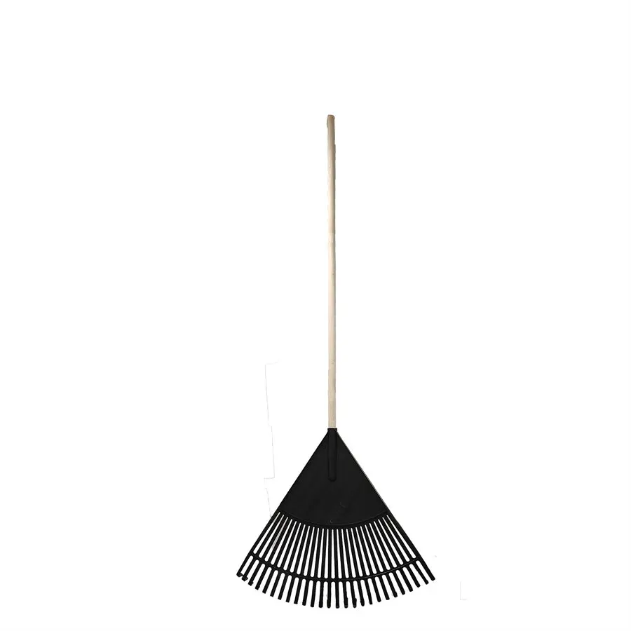 Leaf rake for gathering leaves and finishing landscape areas available at JTR Garden Center